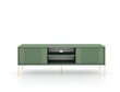 Tv-taso Iseo FURNLUX CLASSIC, 154x50x50 cm, vihreä hinta ja tiedot | TV-tasot | hobbyhall.fi