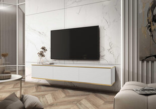 Tv-taso Oro Mdf FURNLUX CLASSIC, 175x32x30 cm, valkoinen hinta ja tiedot | TV-tasot | hobbyhall.fi