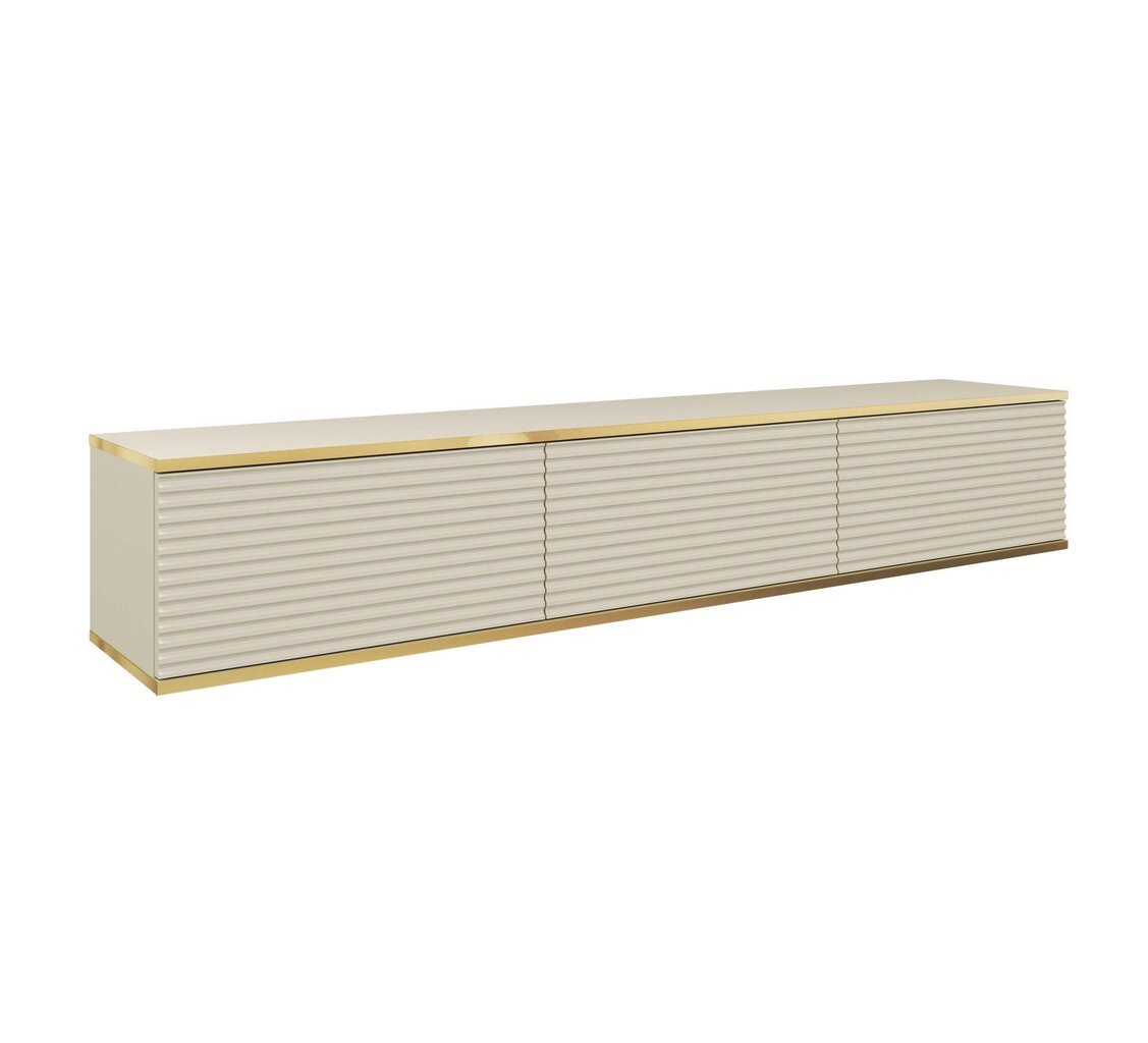 Tv-taso Oro Mdf FURNLUX CLASSIC, 175x32x30 cm, beige hinta ja tiedot | TV-tasot | hobbyhall.fi