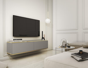 Tv-taso Oro FURNLUX CLASSIC, 135x32x30 cm, harmaa hinta ja tiedot | TV-tasot | hobbyhall.fi