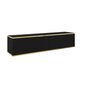 Tv-taso Oro Mdf FURNLUX CLASSIC, 135x32x30 cm, musta hinta ja tiedot | TV-tasot | hobbyhall.fi