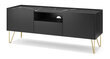 Tv-taso Harmony FURNLUX CLASSIC, 144x37x55 cm, musta hinta ja tiedot | TV-tasot | hobbyhall.fi