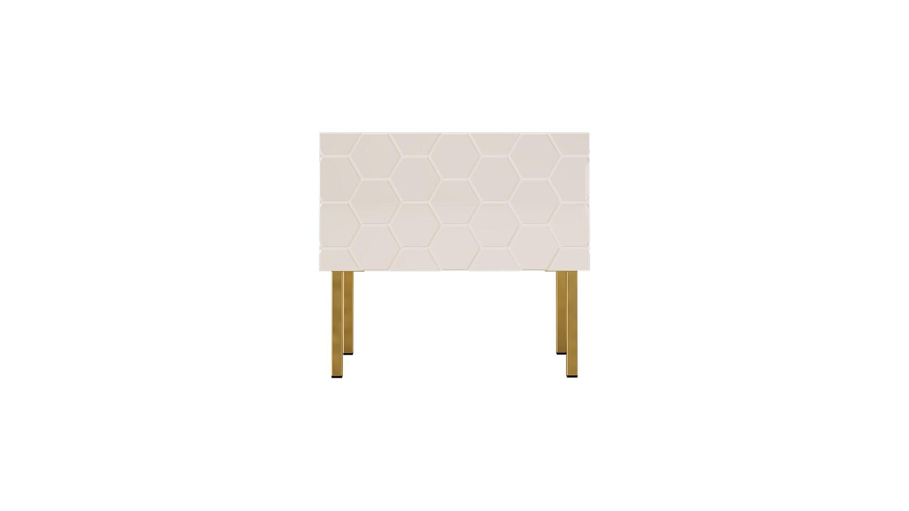 Yöpöytä Hexa FURNLUX CLASSIC, 50x37x45 cm, valkoinen hinta ja tiedot | Yöpöydät | hobbyhall.fi