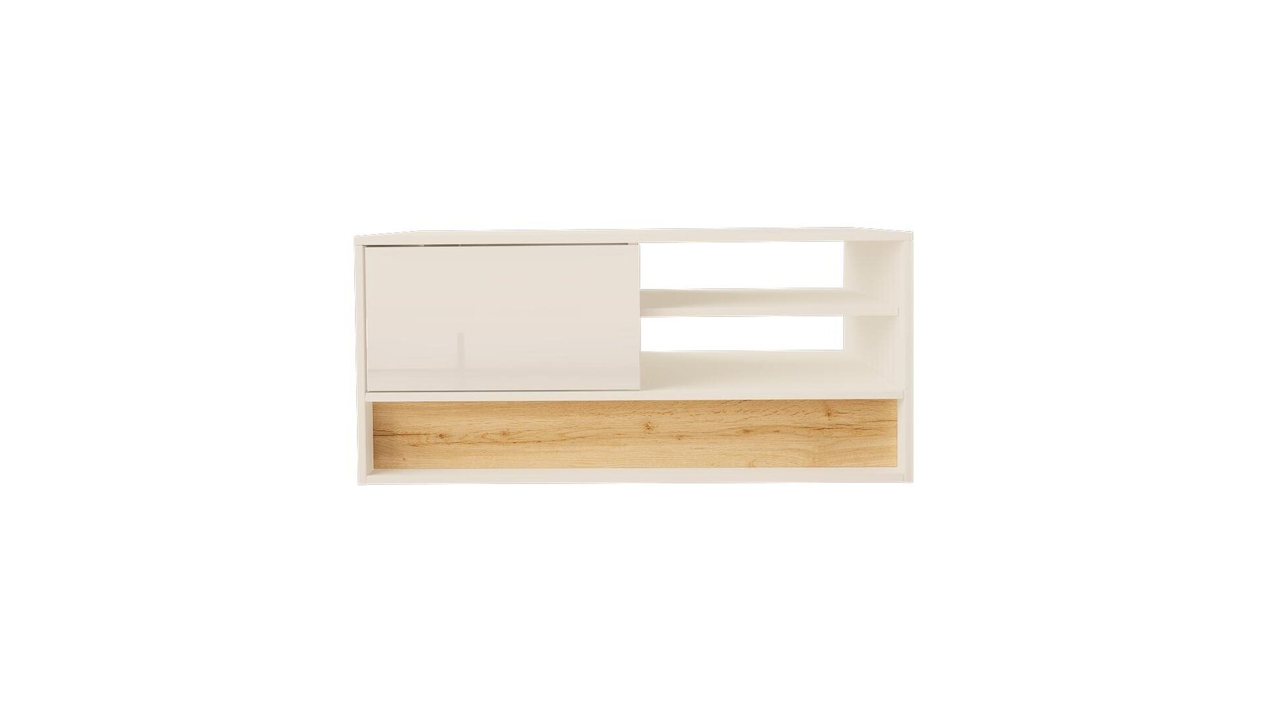 Sohvapöytä Vision FURNLUX CLASSIC, 100x45x45 cm, valkoinen hinta ja tiedot | Sohvapöydät | hobbyhall.fi