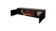 Tv-taso Knoxville FURNLUX CLASSIC, 180x35x45 cm, musta hinta ja tiedot | TV-tasot | hobbyhall.fi