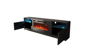 Tv-taso York FURNLUX CLASSIC, 200x35x57 cm, musta hinta ja tiedot | TV-tasot | hobbyhall.fi