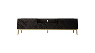 Tv-taso Gala FURNLUX CLASSIC, 190x37x52 cm, musta hinta ja tiedot | TV-tasot | hobbyhall.fi