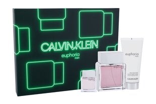 Calvin Klein Euphoria EDT lahjapakkaus miehelle 100 ml hinta ja tiedot | Miesten hajuvedet | hobbyhall.fi