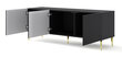 Tv-taso Ravenna B FURNLUX CLASSIC, 150x42x56 cm, musta hinta ja tiedot | TV-tasot | hobbyhall.fi
