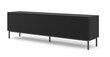 Tv-taso Ravenna B FURNLUX CLASSIC, 200x42x58 cm, musta hinta ja tiedot | TV-tasot | hobbyhall.fi