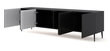 Tv-taso Ravenna B FURNLUX CLASSIC, 200x42x56 cm, musta hinta ja tiedot | TV-tasot | hobbyhall.fi