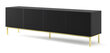 Tv-taso Ravenna B FURNLUX CLASSIC, 200x42x58 cm, musta hinta ja tiedot | TV-tasot | hobbyhall.fi