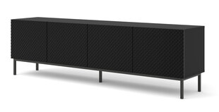 Tv-taso Ravenna C FURNLUX CLASSIC, 200x42x58 cm, musta hinta ja tiedot | TV-tasot | hobbyhall.fi