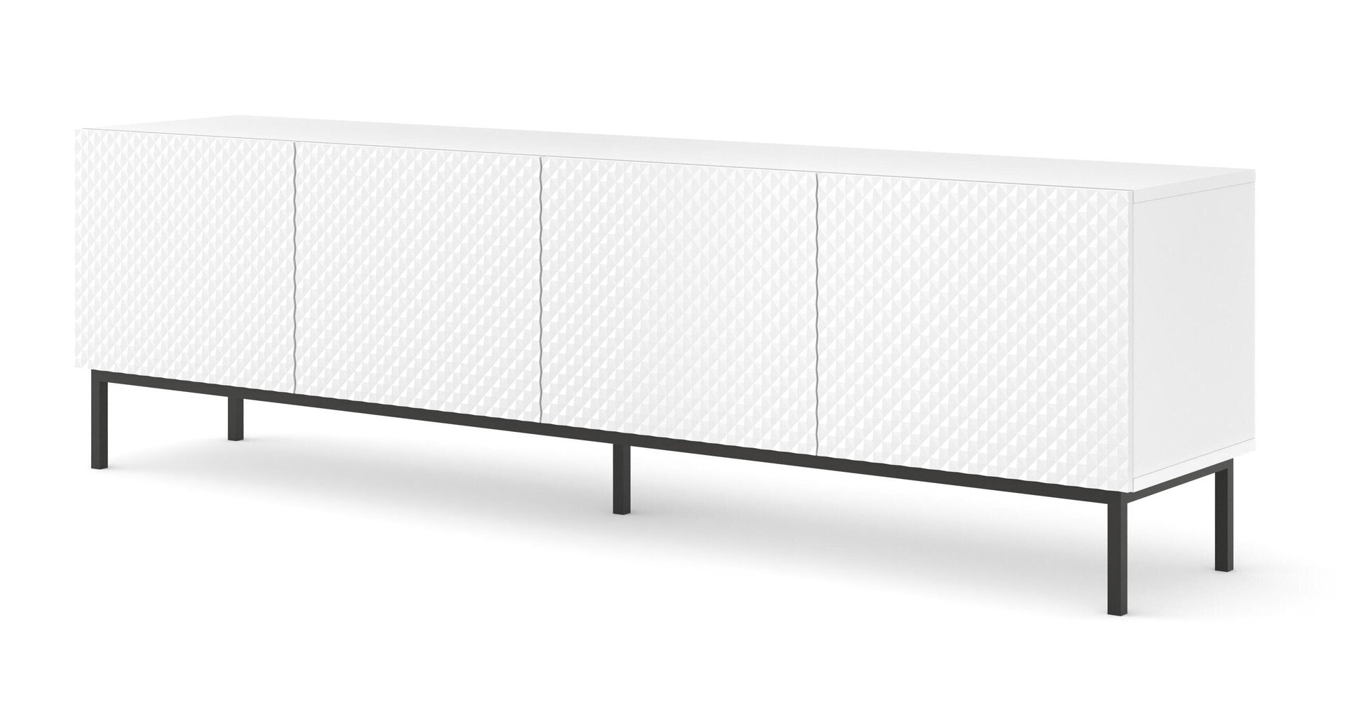 Tv-taso Ravenna C FURNLUX CLASSIC, 200x42x58 cm, valkoinen hinta ja tiedot | TV-tasot | hobbyhall.fi