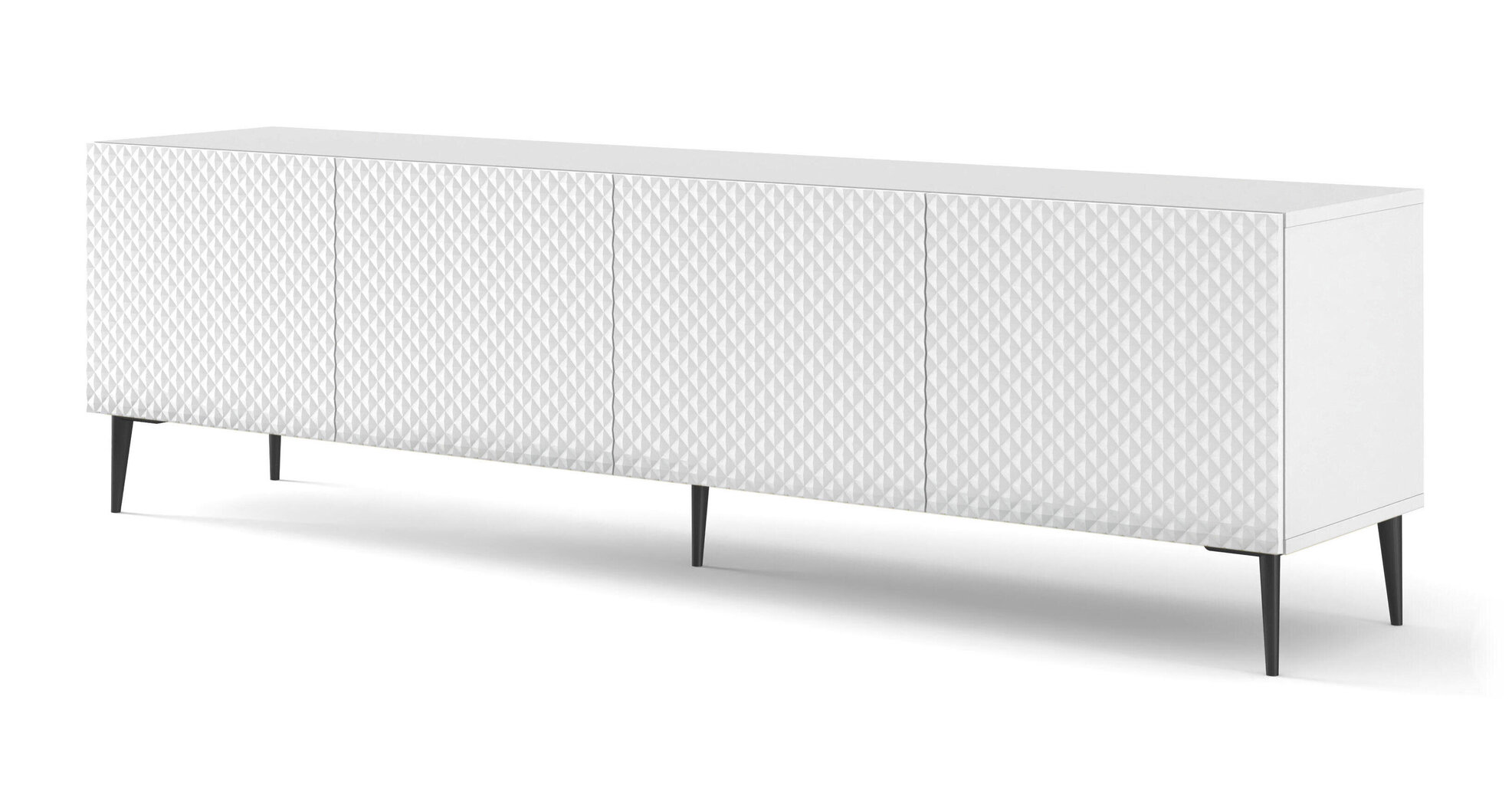 Tv-taso Ravenna C FURNLUX CLASSIC, 200x42x56 cm, valkoinen hinta ja tiedot | TV-tasot | hobbyhall.fi