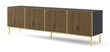 Tv-taso Ravenna F FURNLUX CLASSIC, 200x42x58 cm, musta hinta ja tiedot | TV-tasot | hobbyhall.fi