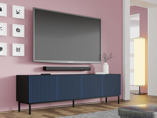 Tv-taso Ravenna F FURNLUX CLASSIC, 200x42x58 cm, musta hinta ja tiedot | TV-tasot | hobbyhall.fi