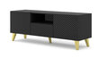 Tv-taso Ravenna Pc FURNLUX CLASSIC, 150x42x56 cm, musta hinta ja tiedot | TV-tasot | hobbyhall.fi