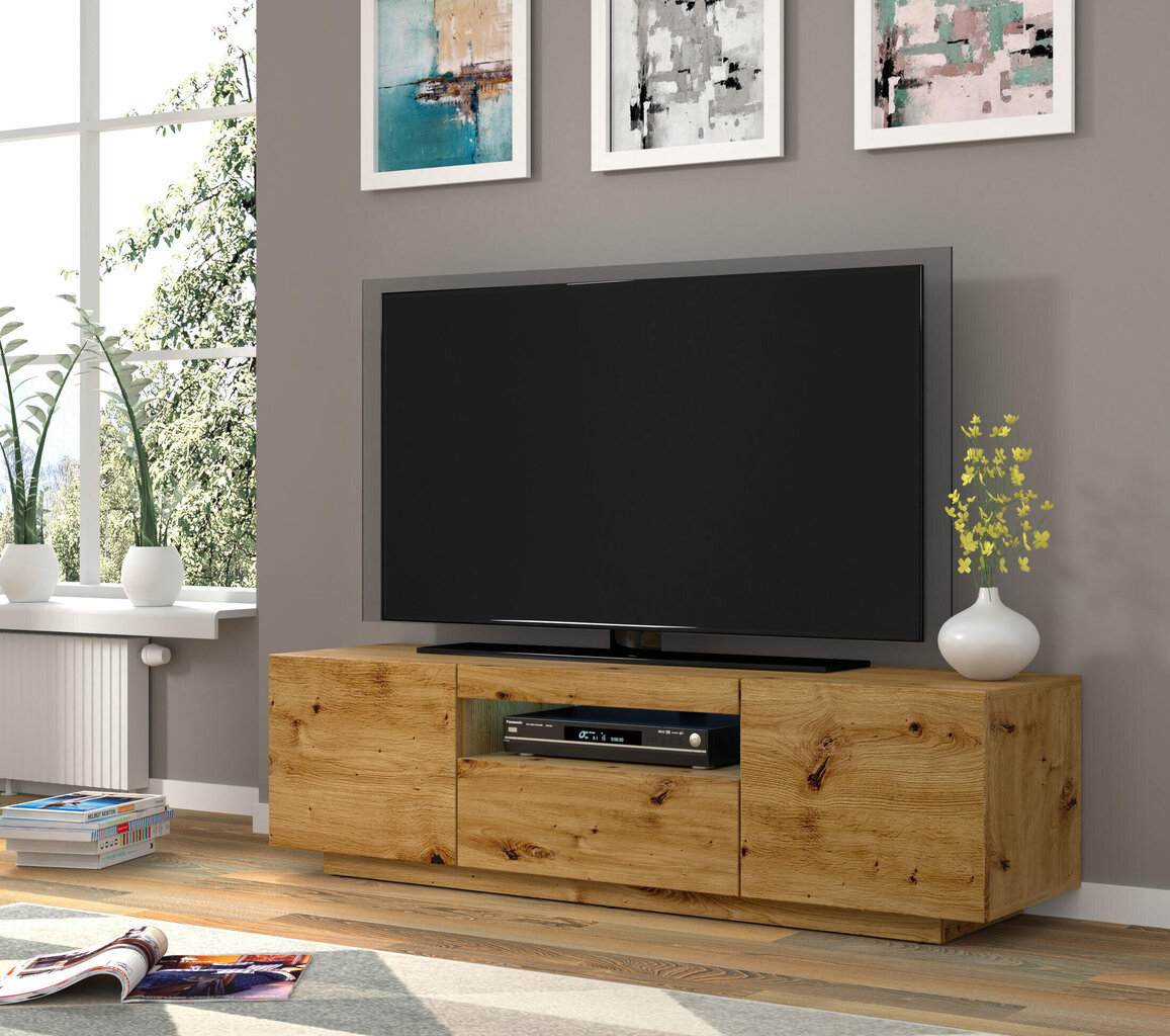 Tv-taso Aura FURNLUX CLASSIC, 150x37x42 cm, beige hinta ja tiedot | TV-tasot | hobbyhall.fi
