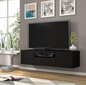 Tv-taso Aura FURNLUX CLASSIC, 150x37x42 cm, musta hinta ja tiedot | TV-tasot | hobbyhall.fi