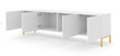 Tv-taso Wave FURNLUX CLASSIC, 200x42x56 cm, valkoinen hinta ja tiedot | TV-tasot | hobbyhall.fi