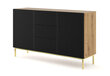 Senkki Ravenna B FURNLUX CLASSIC, 150x42x89 cm, beige hinta ja tiedot | Olohuoneen kaapit ja lipastot | hobbyhall.fi