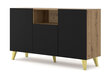 Senkki Ravenna Pb FURNLUX CLASSIC, 150x42x87 cm, beige hinta ja tiedot | Olohuoneen kaapit ja lipastot | hobbyhall.fi