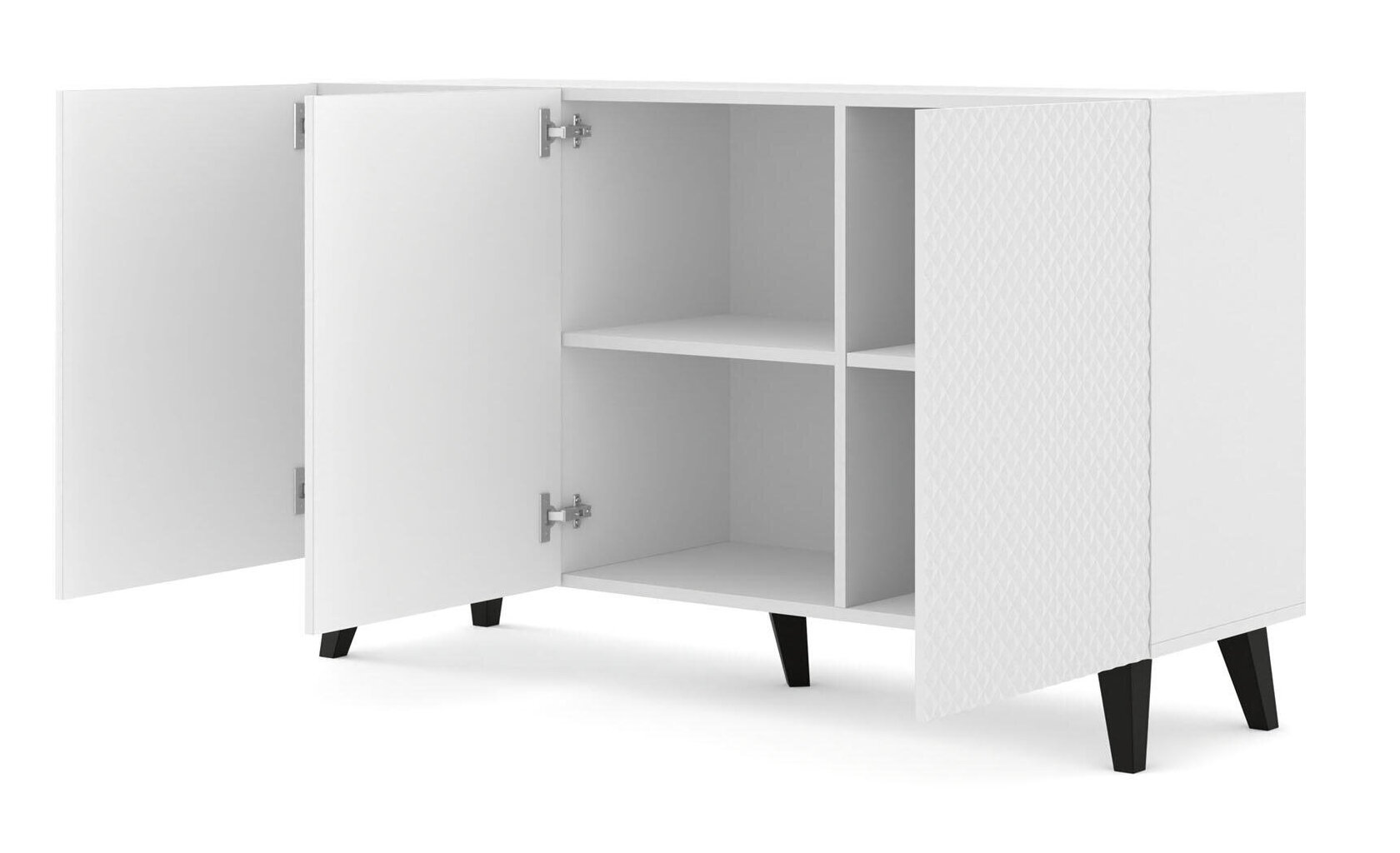 Senkki Ravenna Pc FURNLUX CLASSIC, 150x42x87 cm, valkoinen hinta ja tiedot | Olohuoneen kaapit ja lipastot | hobbyhall.fi