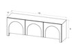 Tv-taso Arco FURNLUX CLASSIC, 150x35x49 cm, valkoinen hinta ja tiedot | TV-tasot | hobbyhall.fi