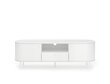 Tv-taso Elips FURNLUX PREMIUM, 156x48x51 cm, valkoinen hinta ja tiedot | TV-tasot | hobbyhall.fi