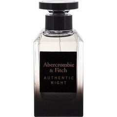 Abercrombie & Fitch Authentic Night Man -hajuvesi miehelle, EDT 100 ML hinta ja tiedot | Miesten hajuvedet | hobbyhall.fi