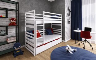 Kerrossänky Loft FURNLUX CLASSIC, 88x208x161 cm, valkoinen hinta ja tiedot | Sängyt | hobbyhall.fi