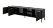 Tv-taso Lars FURNLUX CLASSIC, 203x40x54 cm, musta hinta ja tiedot | TV-tasot | hobbyhall.fi