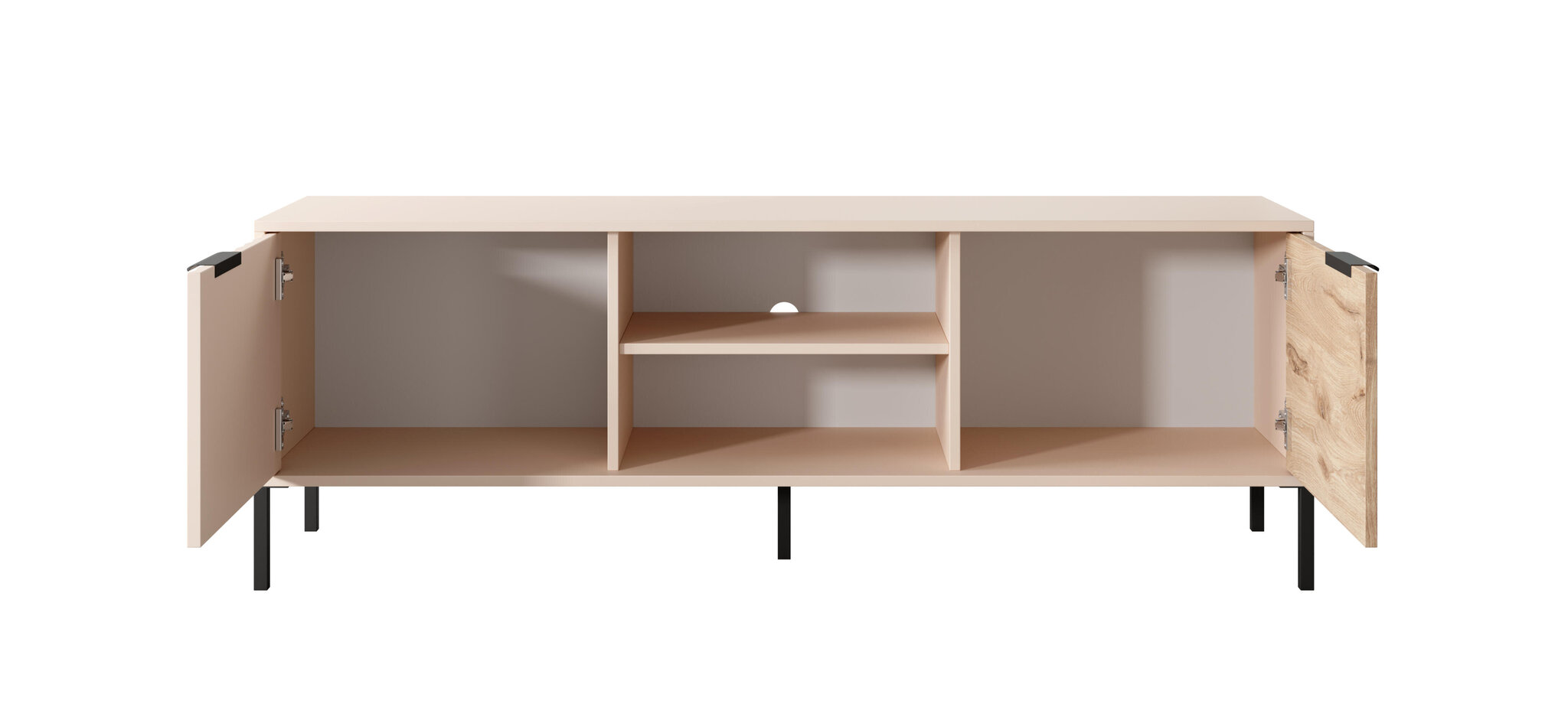 Tv-taso Rave FURNLUX CLASSIC, 154x40x54 cm, beige hinta ja tiedot | TV-tasot | hobbyhall.fi