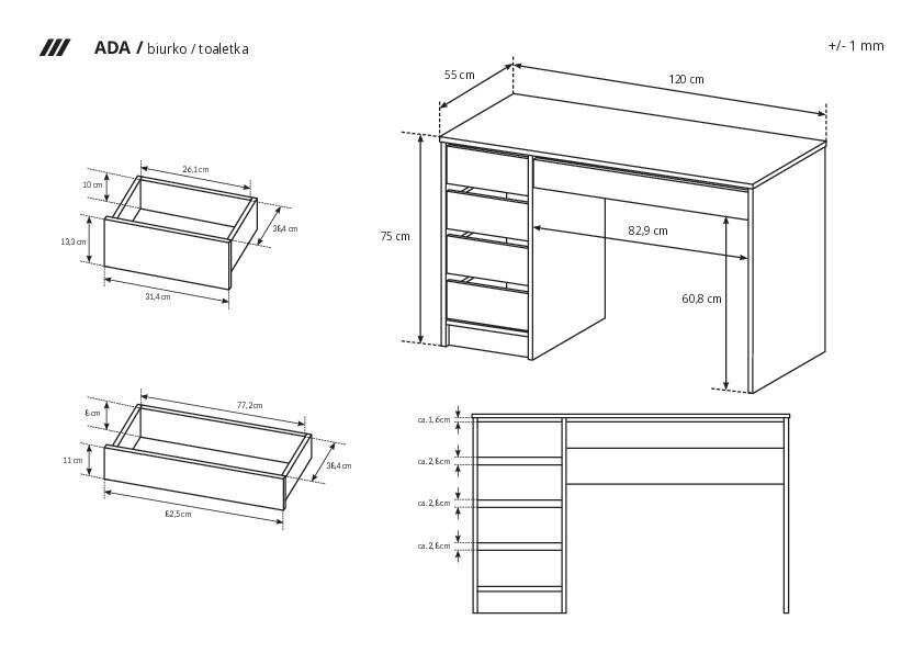 Pöytä Ada FURNLUX CLASSIC, 120x55x75 cm, valkoinen hinta ja tiedot | Puutarhapenkit | hobbyhall.fi