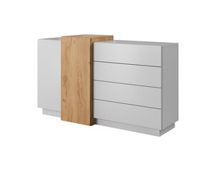 Lipasto 3D FURNLUX CLASSIC, 160x45x94 cm, valkoinen hinta ja tiedot | Lipastot | hobbyhall.fi