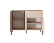 Lipasto Dast FURNLUX CLASSIC, 104x40x82 cm, beige hinta ja tiedot | Lipastot | hobbyhall.fi