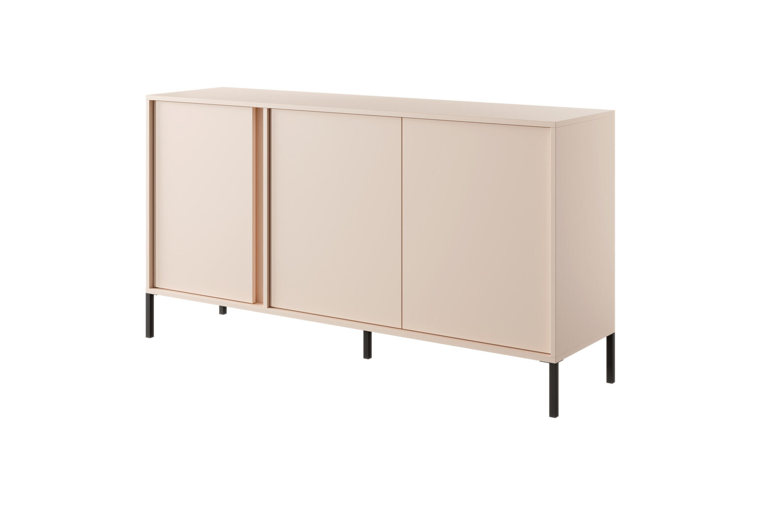 Lipasto Dast FURNLUX CLASSIC, 154x40x82 cm, beige hinta ja tiedot | Lipastot | hobbyhall.fi