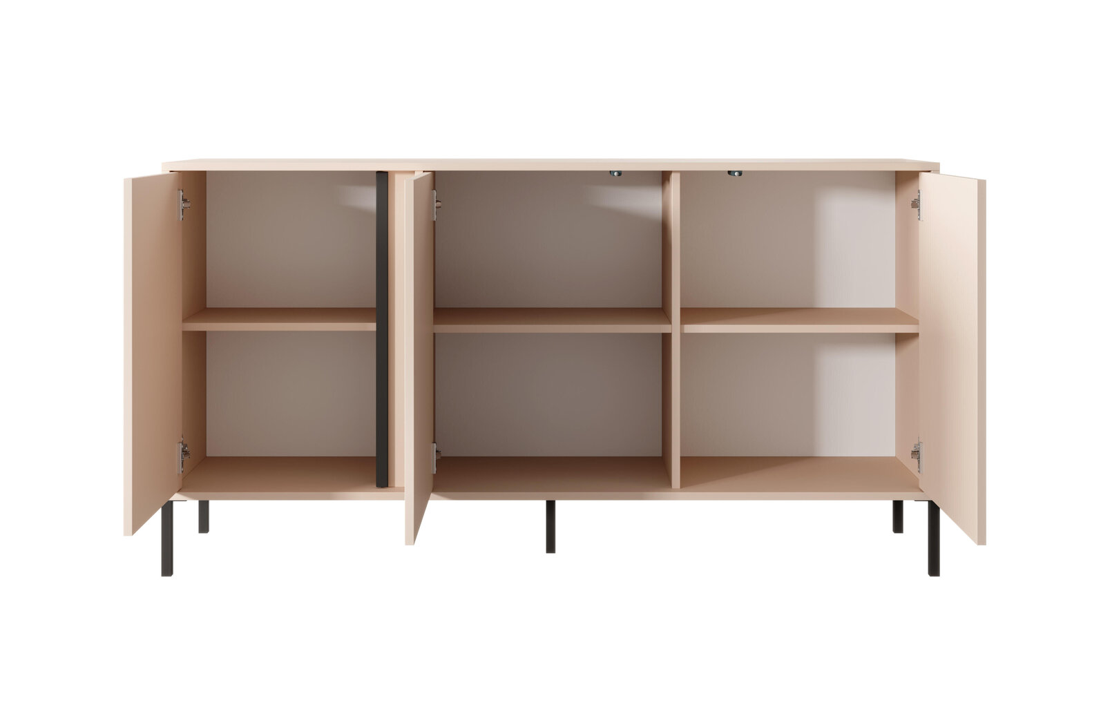 Lipasto Dast FURNLUX CLASSIC, 154x40x82 cm, beige hinta ja tiedot | Lipastot | hobbyhall.fi