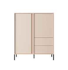 Lipasto Dast FURNLUX CLASSIC, 104x40x124 cm, beige hinta ja tiedot | Lipastot | hobbyhall.fi