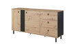 Lipasto Madis FURNLUX CLASSIC, 165x40x82 cm, beige hinta ja tiedot | Lipastot | hobbyhall.fi