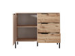 Lipasto Rave FURNLUX CLASSIC, 104x40x82 cm, beige hinta ja tiedot | Lipastot | hobbyhall.fi