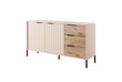 Lipasto Rave FURNLUX CLASSIC, 154x40x82 cm, beige hinta ja tiedot | Lipastot | hobbyhall.fi