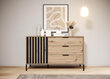 Lipasto Tally FURNLUX CLASSIC, 138x40x82 cm, beige hinta ja tiedot | Lipastot | hobbyhall.fi