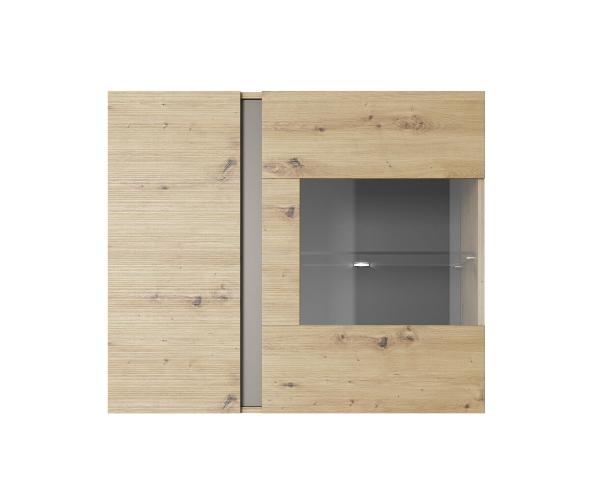 Vitriini Arcade FURNLUX CLASSIC, 97x40x83 cm, beige hinta ja tiedot | Vitriinit | hobbyhall.fi