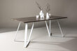 Ruokapöytä Marina FURNLUX CLASSIC, 90x180x75 cm, harmaa hinta ja tiedot | Ruokapöydät | hobbyhall.fi