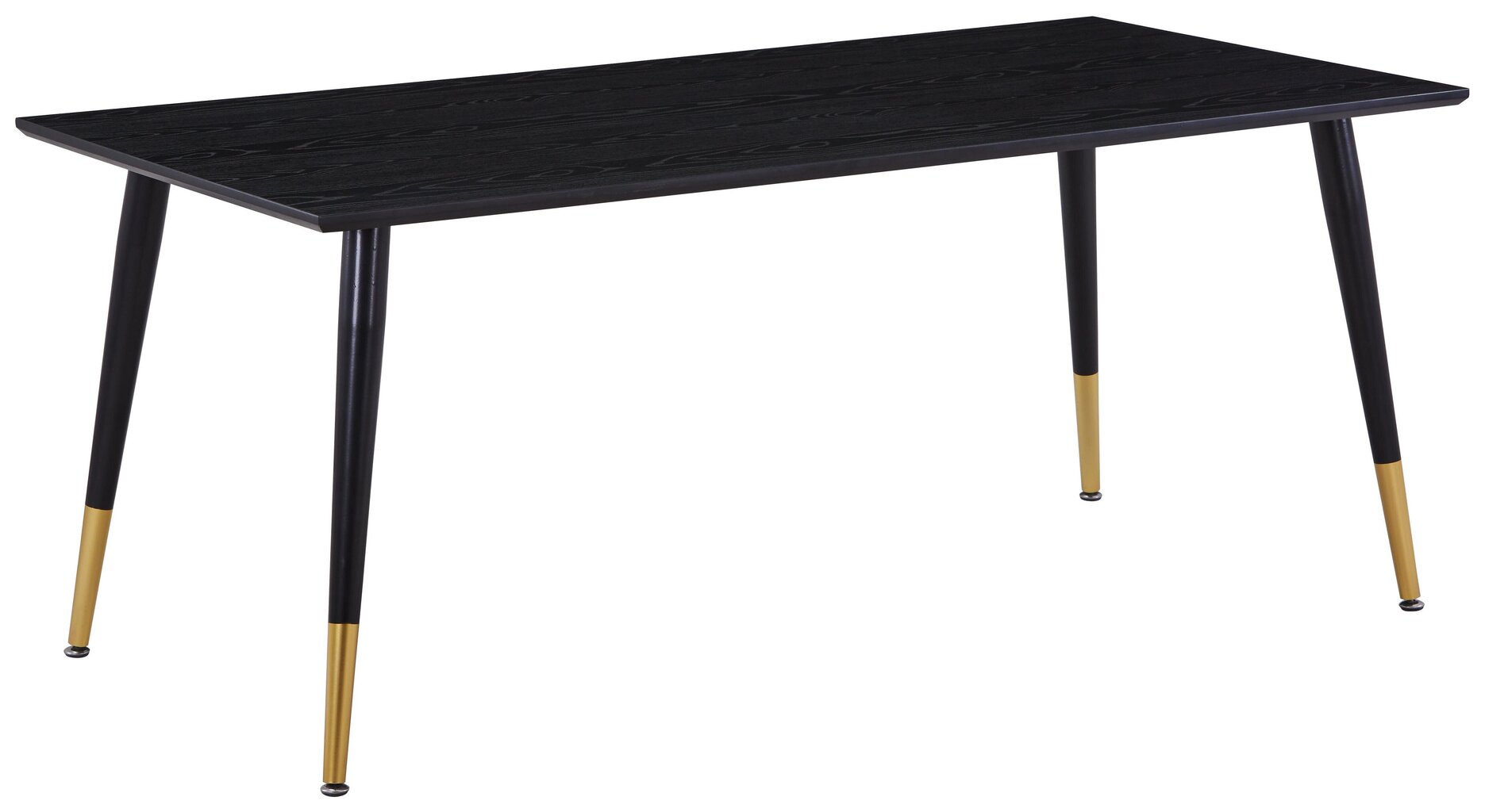 Ruokapöytä Dipp FURNLUX CLASSIC, 90x180x75 cm, musta hinta ja tiedot | Ruokapöydät | hobbyhall.fi