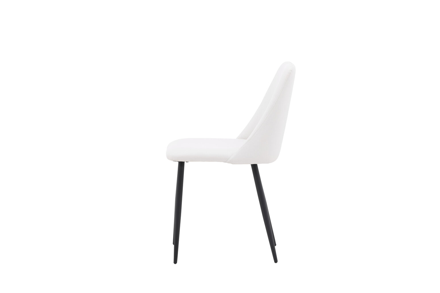 Tuoli Night FURNLUX CLASSIC, 49x56x87 cm, valkoinen hinta ja tiedot | Ruokapöydän tuolit | hobbyhall.fi