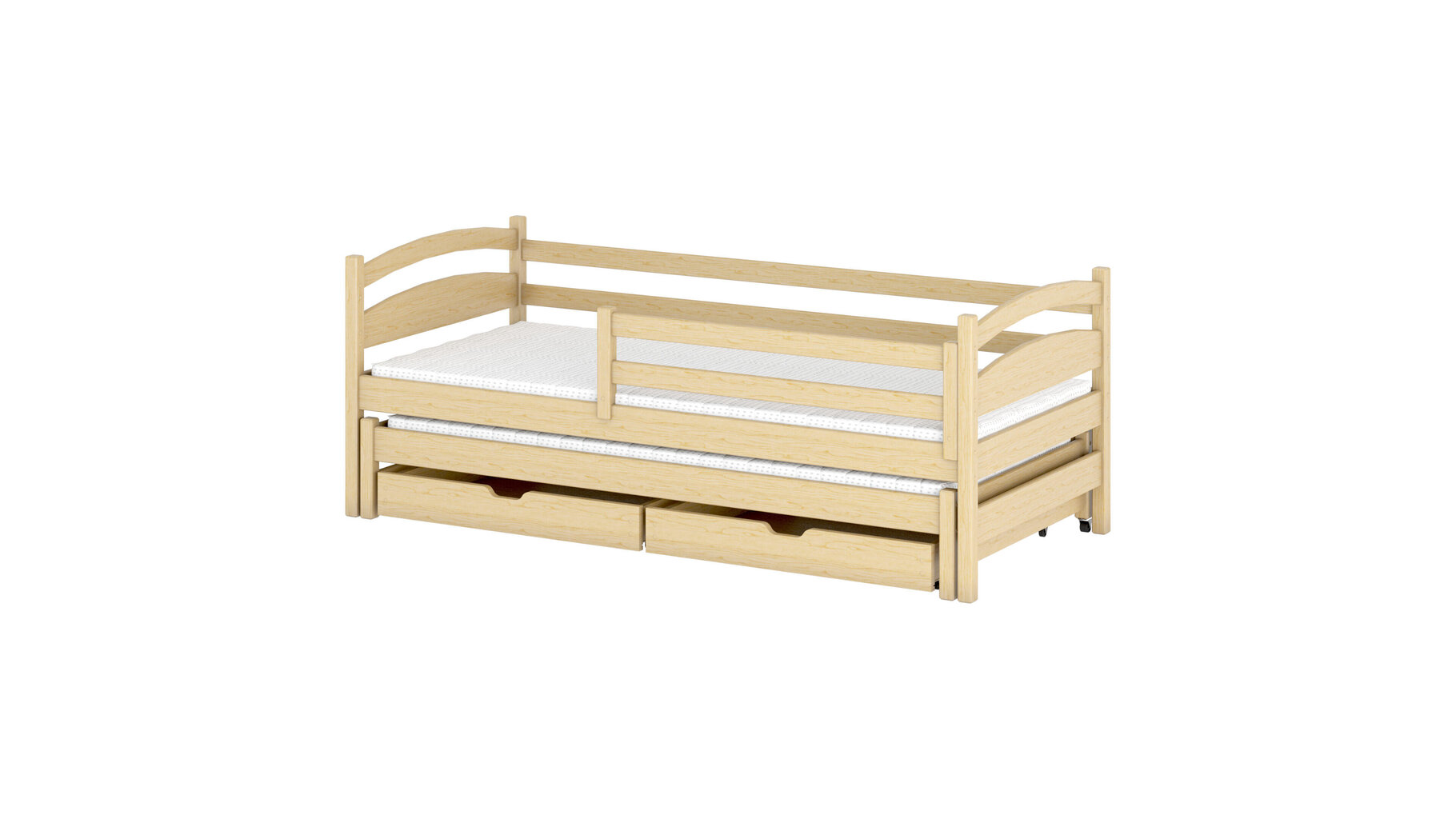 Lastensänky Tosia FURNLUX CLASSIC, 88x208x71 cm, beige hinta ja tiedot | Lastensängyt | hobbyhall.fi