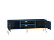 Tv-taso Marine FURNLUX CLASSIC, 160x40x53 cm, sininen hinta ja tiedot | TV-tasot | hobbyhall.fi